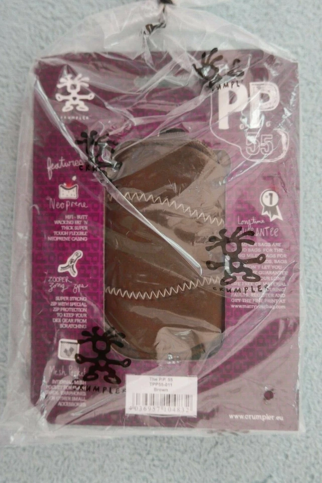 Crumpler Neoprene Camera Case + Strap, P.P.55, Brown, BNWT - Image 3 of 4