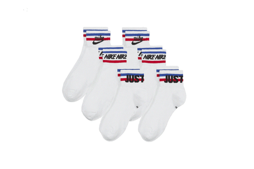 6 Paar Nike Everyday Essential Ankle Sneakersocken Socken Quarter Unisex DX5080 - Picture 6 of 7