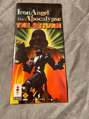 Iron Angel of the Apocalypse the Return Manual Only, NO GAME! 100% Original, 3DO
