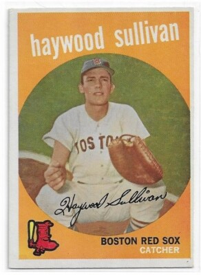 HAYWOOD SULLIVAN 1959 Topps Baseball card #416 Boston Red Sox EX