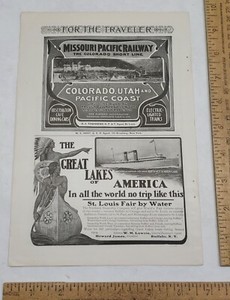 1904 - NORTHERN STEAMSHIP CO - magazine advertisement - listing #5378