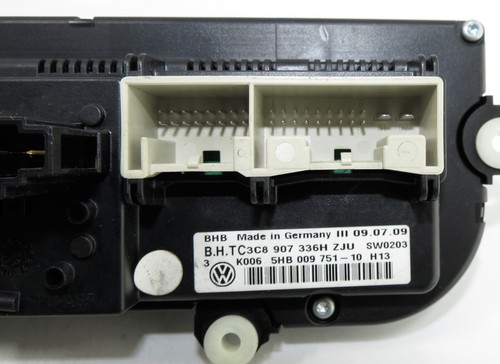 3C8907336H VW Passat Golf Genuine Electric Climate Heater AC Control Switch - Picture 10 of 10
