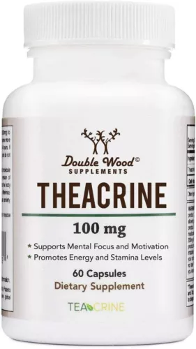 Theacrine (Teacrine) 100 Mg, 60 Capsules - Energy and Focus Supplement Pack of 5