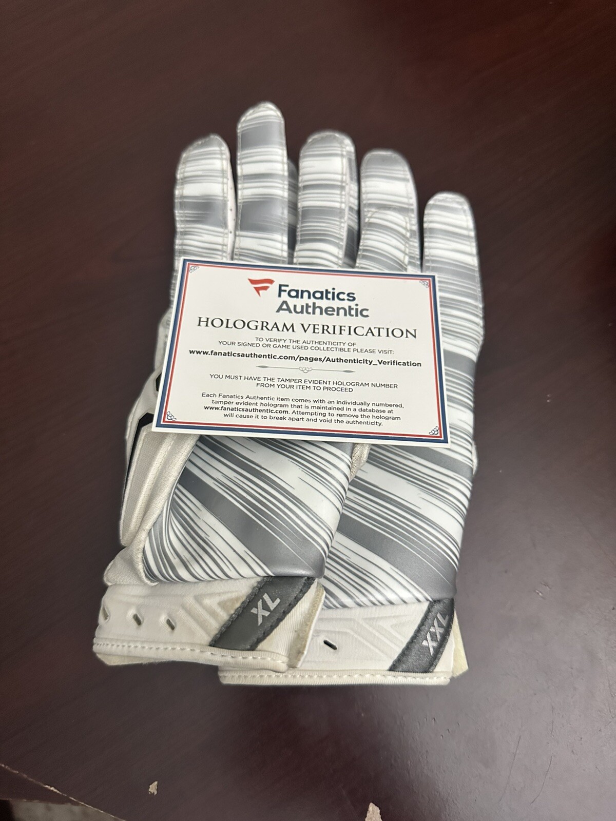 Game Worn Football Gloves. Ex Eagles Players Byron Maxwell And Steven Means.