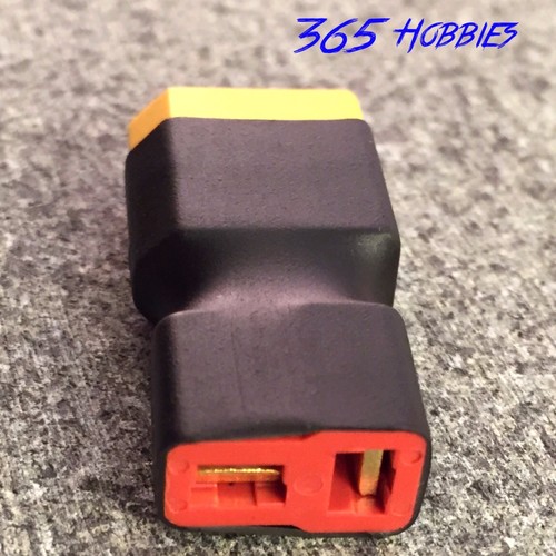 Male XT60 to Female Deans Connector Adapter Zippy Turnigy High Quality (T-Plug) - Picture 4 of 5