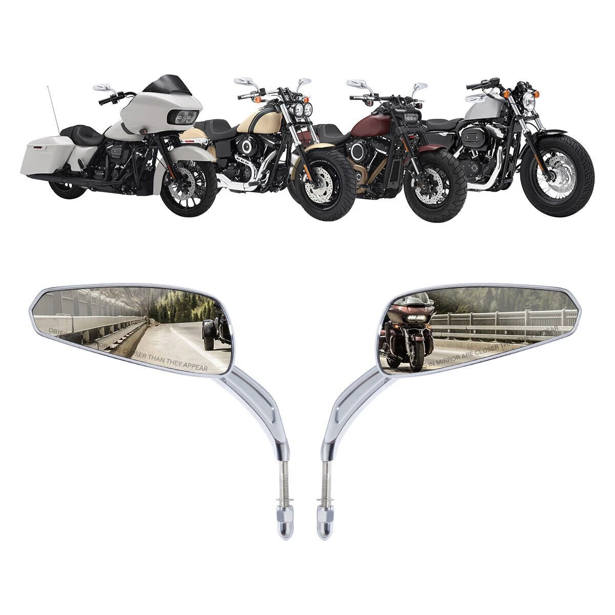 Motorcycle & Scooter Mirror Assemblies for 2022 Harley-Davidson