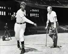Satchel Paige and Bill Veeck 8X10 Glossy Photo Picture   