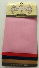 NEW 2011 SEWOLOGY FABRIC MENDING TAPE 4 COLORS EACH 3X7" Item 44845