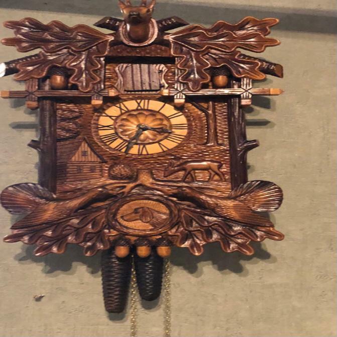 BEAUTIFUL LARGE ANTIQUE BLACK FOREST CUCKOO CLOCK | eBay