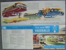Vauxhall Range Victor Velox Cresta Original UK Sales Brochure 1960-61