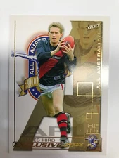 2002 SELECT AFL SPX CARD ALL AUSTRALIAN TEAM CARD AA12 JAMES HIRD-ESSENDON