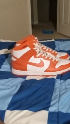 Nike Dunk High Syracuse Orange/White High Top Lace Up Sneaker Men's Basketball