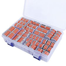 160 PCS Lever Wire Electrical Connectors Nuts Assortment Kit with 28-12 AWG, Mul
