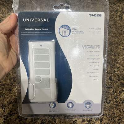 Universal Ceiling Fan & Light Wall #40837