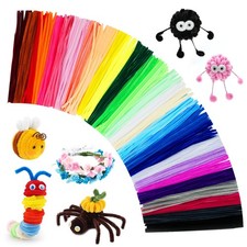 1200PCS Pipe Cleaners Craft, Pipe Cleaners Bulk for Arts and Crafts Supplies ...
