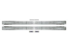 1967-69 Fairlane Step Plates 2-door Lh Rh Pair Scuff Falcon Comet New