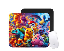 Anime Cartoon Mouse Pad Action Adventure Desk Mat Custom Pokemon Gift