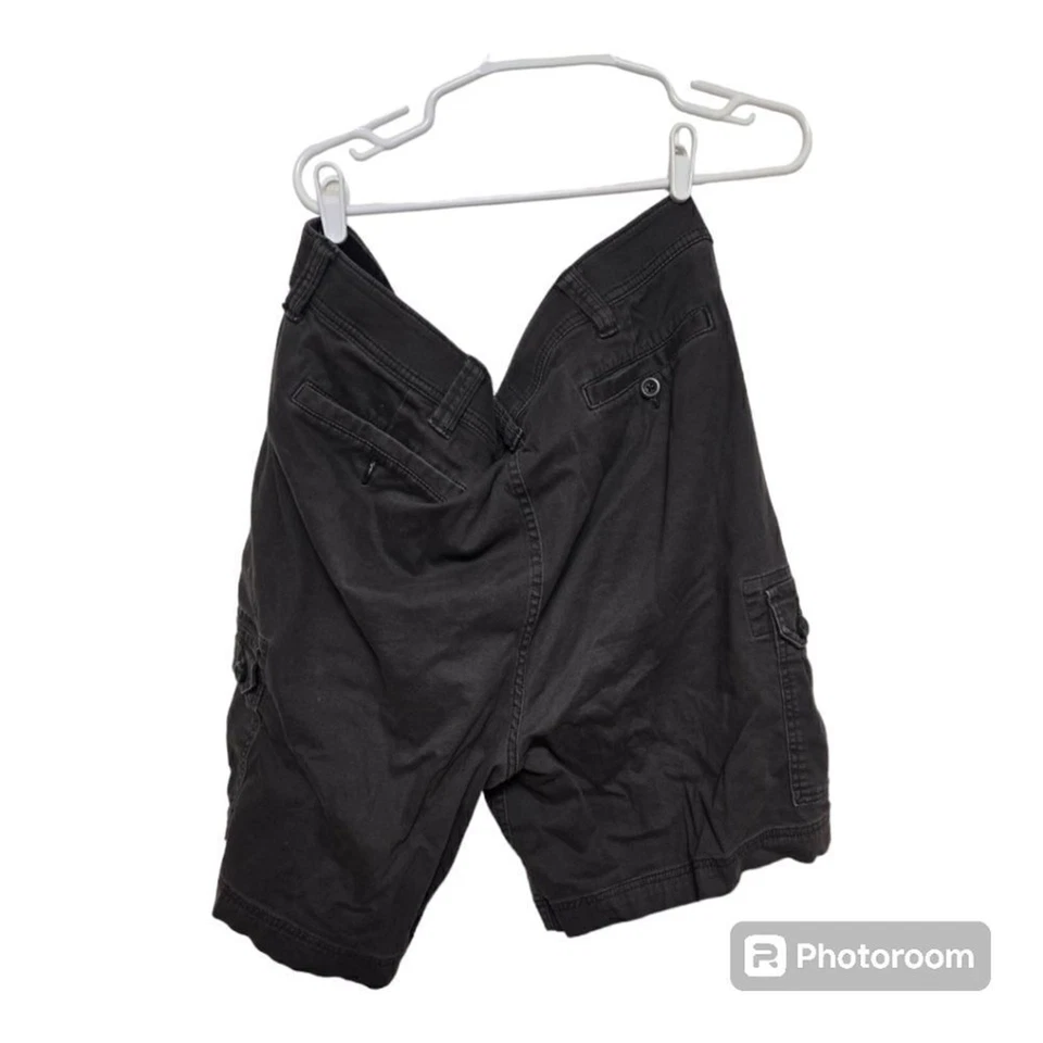 Pantalones cortos cargo Foundry Supply Co. grises cómodos elásticos talla 44 para hombre Foto 2 de 4