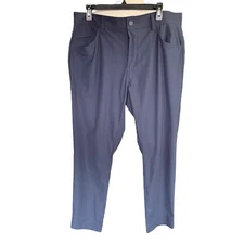 Rhone Commuter Pants Slim Mens Size 38x32 Blue Performance Stretch Athleisure