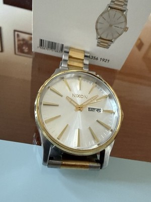 NIXON SENTRY SS Silver Gold