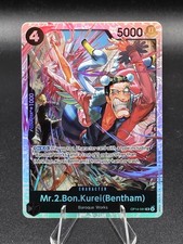 Mr.2.Bon.Kurei (Bentham) OP14-091 One Piece TCG The Azure Sea's Seven SR NM