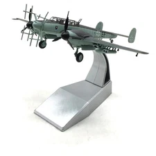 1/100 WWII German Bf-110 G-4 Night Fighter Alloy Aircraft Model Military Scene J