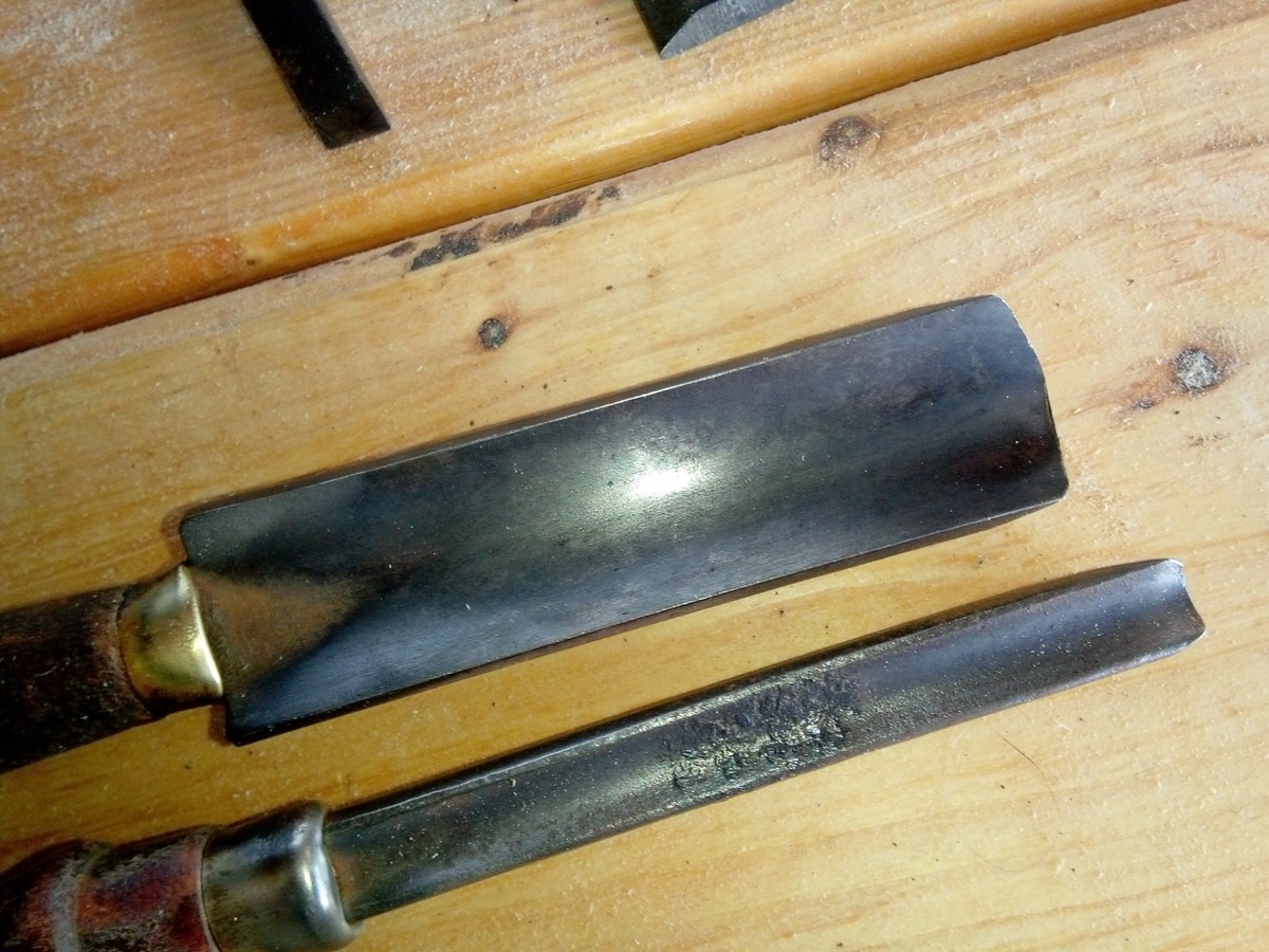 Vintage E A Berg Chisel - Eskilstuna Sweden + other Woodworking