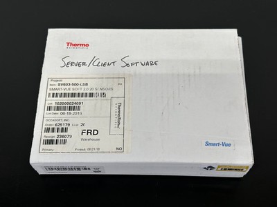Thermo Scientific Smart-Vue Server Client Software SV603-500-LSB 20 Sensors