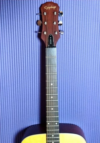 Epiphone PR-200 Acoustic Guitar Vintage Rare Super-Sharp Condition with Case - Picture 8 of 13