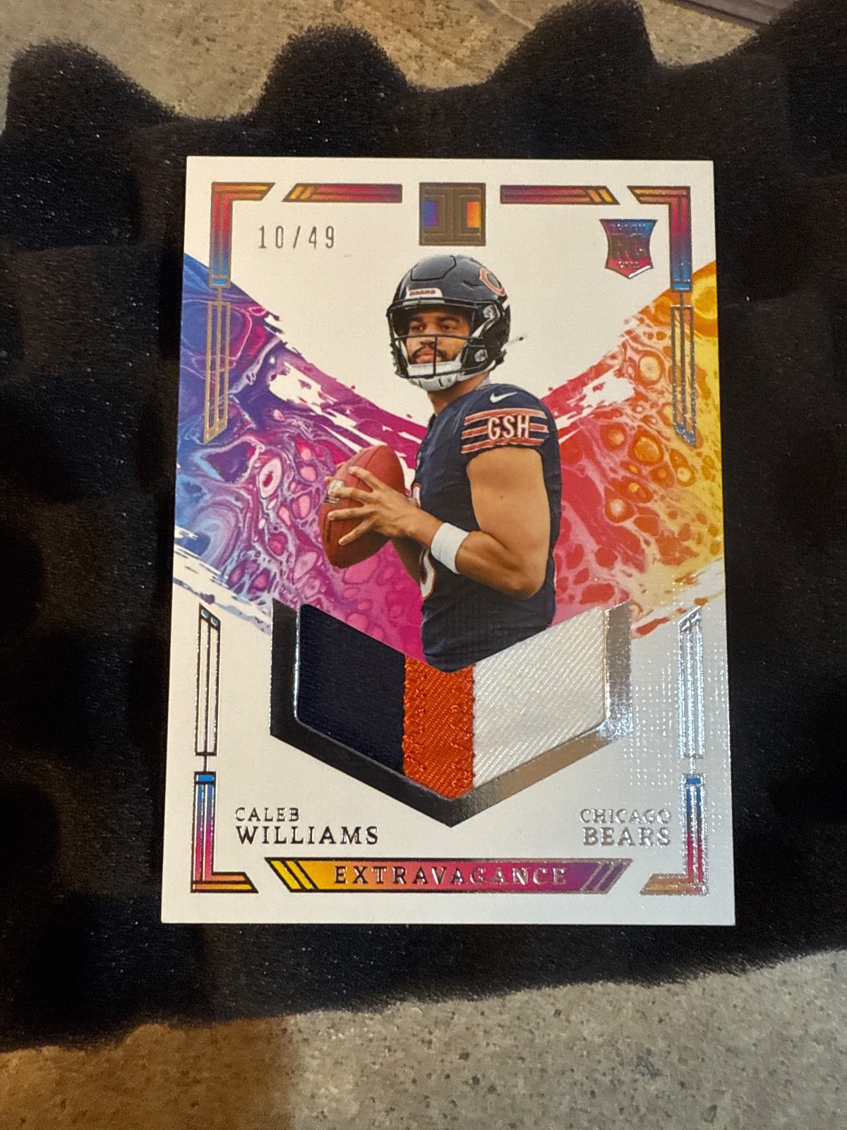 2024 Impeccable Caleb Williams Rookie Extravagance Patches /49 #EP-CWS Bears