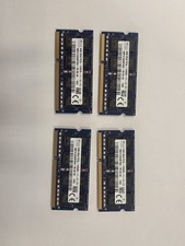 4 sticks Of SK Hynix 8GB DDR3 Laptop RAM PC3L-12800S MHz 2Rx8 HMT41GS6DFR8A