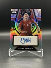 2022-23 Panini Select FIFA Erling Haaland Silver Signatures Auto #SS-EHD Norway