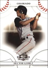 2008 Donruss Threads Baseball Card #61 Hector Gomez