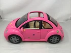 Mattel Barbie Volkswagen Beetle Bug Hot Pink Car 16" 2000
