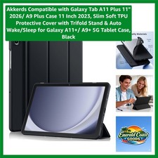 Dual-Layer TPU Case with Auto Wake/Sleep for Galaxy Tab A11 11" A9 Plus 11"
