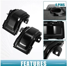 H115 LED Side Mirror Turn Signal Light FL3Z13B375CA for Ford F-150 F-250 F-350