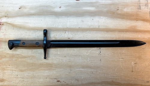 Italian M1891 WW1/WW2 Carcano Bayonet- Blued - Original