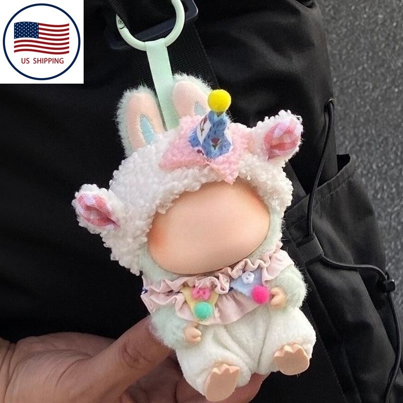 Adorable Lamb Costume for Labubu, Perfect Birthday-Themed Doll Clothes Outfits