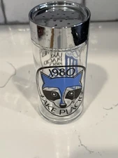 Vintage XIII 1980 OLYMPIC Winter Games LAKE PLACID Shaker Roni Raccoon