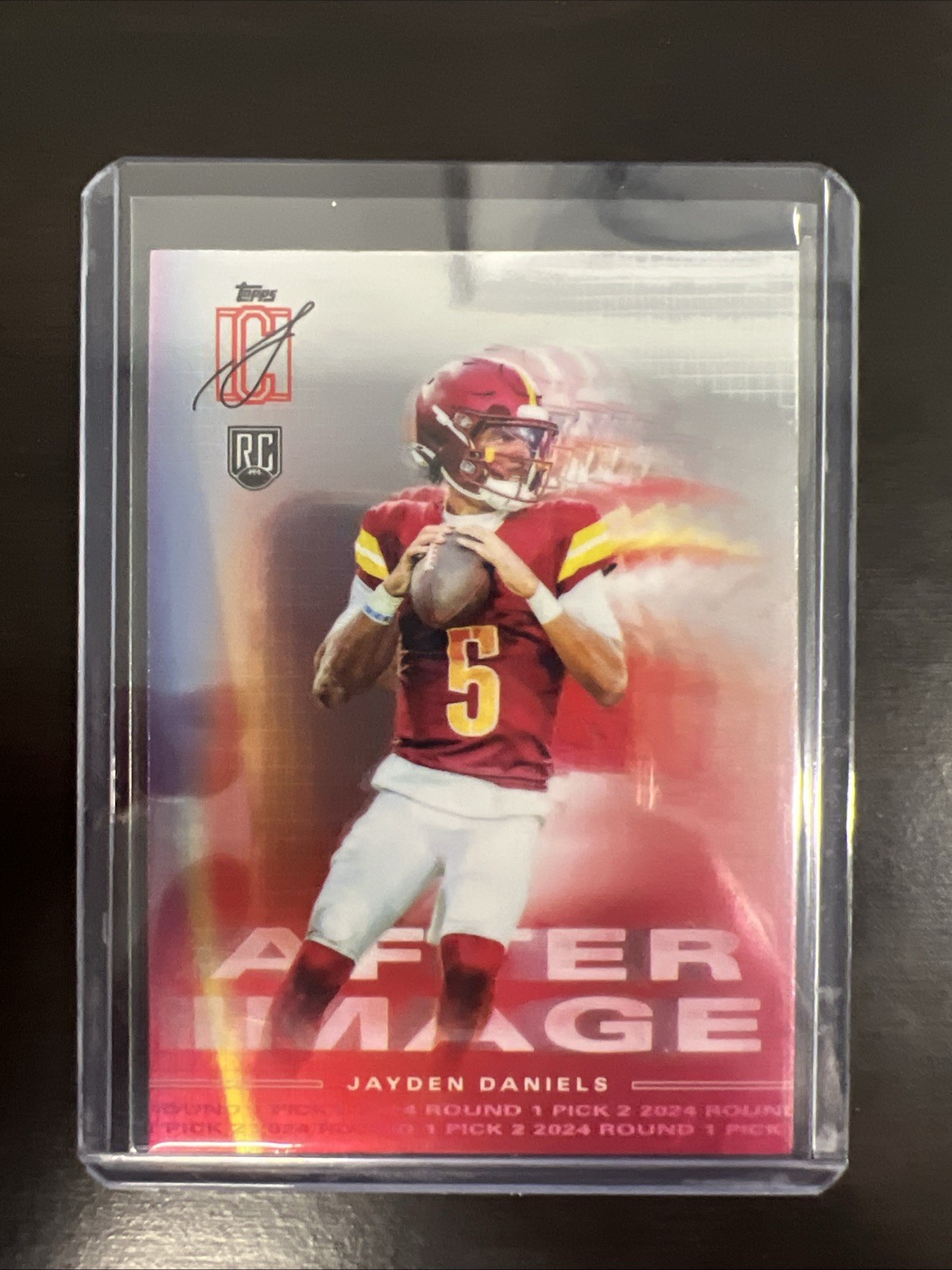 2024 Topps Signature Class After Image Jayden Daniels Rookie RC #AI-7