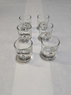 Set of (6) Jack Daniel's Tennessee Fire Shot Glasses - Jack Daniels Whiskey