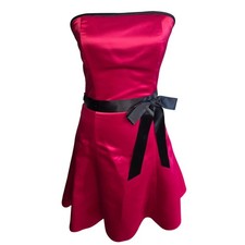 Y2K Jessica McClintock Gunne Sax Pink Satin Strapless Mini Dress 5/6 Coquette