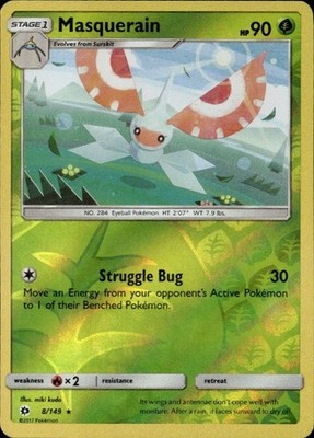 Masquerain Rare SM01 SM Base Set 8/149