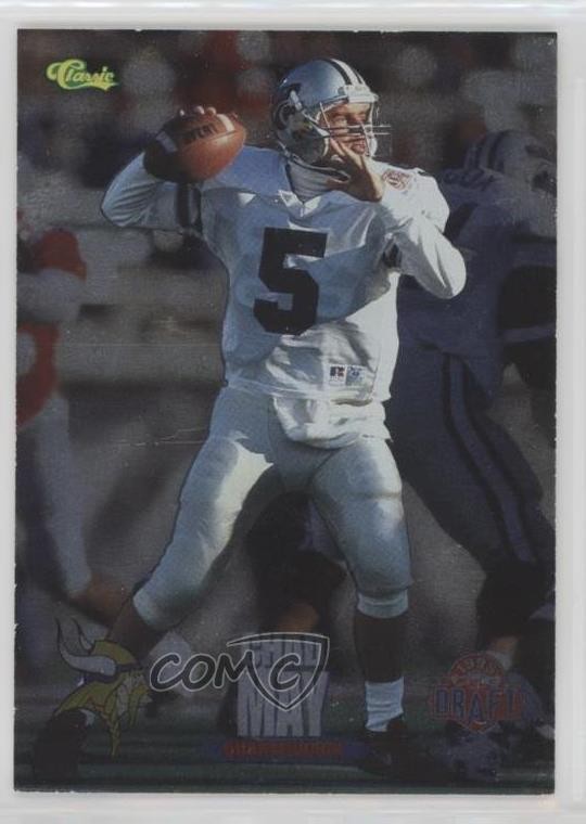 1995 Classic NFL Draft Silver Chad May #34 Rookie RC 05cx