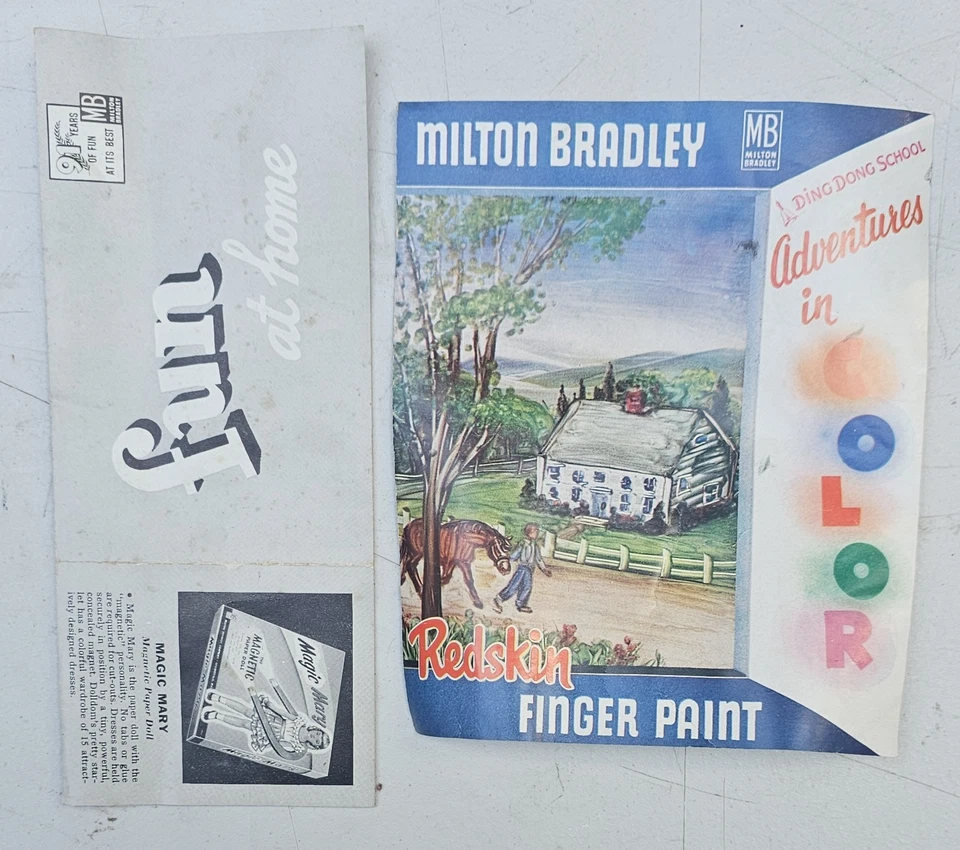 1951 Milton Bradley Ding Dong School of Finger Painting #4348 LN w/Box & Papers - Image 3 of 4
