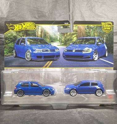 2026 Hot Wheels Premium 2-Pack 2004 Volkswagen Golf R32