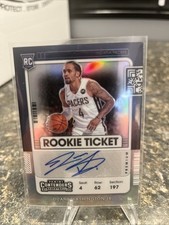 2021-22 Panini Contenders - Rookie Ticket Duane Washington Jr. #155 (AU, RC)