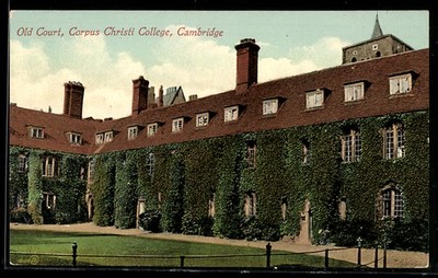 Cambridge, Old Court, Corpus Christi College, Ansichtskarte 