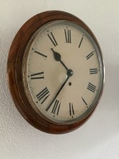 Antique Style Mechanical School Wall Clock 8 Day Movement
