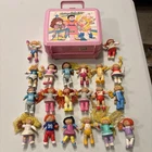 Vintage 1980s Mini Cabbage Patch Kids Lot of 20 PVC Figures & Aladdin Lunch Box